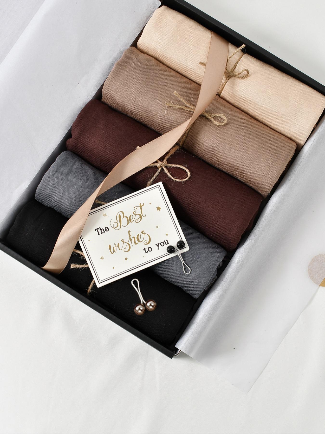 Women's Solid Color Hijab, Modest Casual Soft Comfortable Hijab Scarf for Daily Wear, Fashionable Minimalist All-match Accessories for Women & Girls