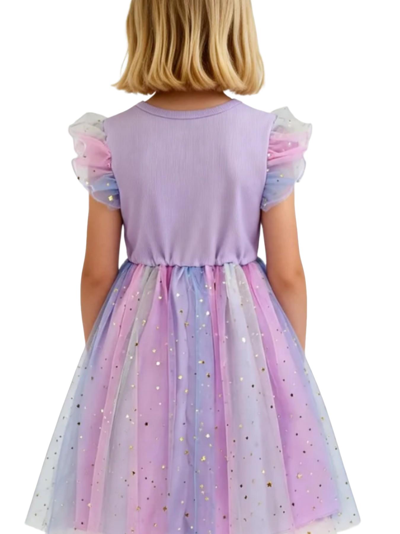 Easter Unicorn Horse Print Dress, Loose-Fitting Casual Dress, All-Season Lightweight Fabric, Perfect for Parties and Special Occasions