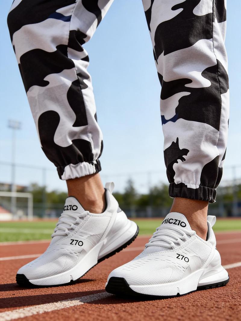 Men's Large Size Casual Sports Shoes, Comfortable Durable Lightweight Breathable Woven Upper, Shock Absorption Sole, Multiple Colors Available