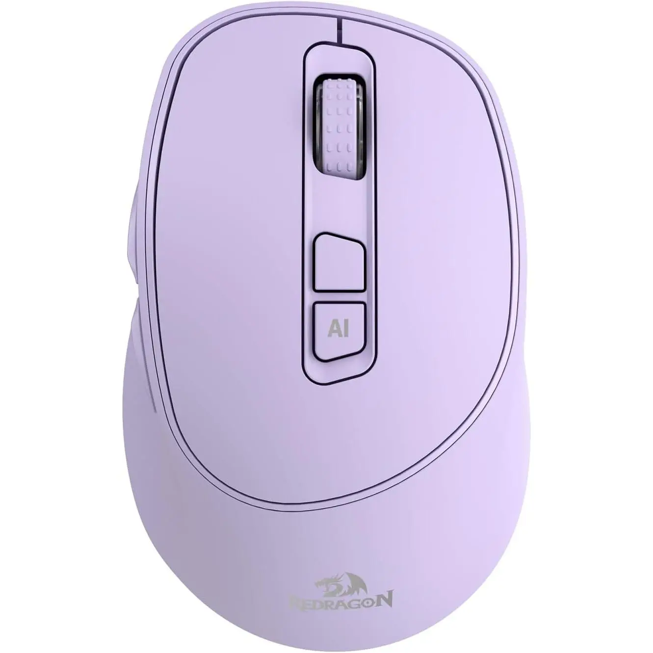 Redragon BM4195 AI Wireless Optical Computer Office Mouse 5 DPI Adjustable | Cable-Free 0 Delay, Translate & Voice Typing, Ergonomic Grip Body Comfort, Long Battery Life for Laptop/Desktop/PC