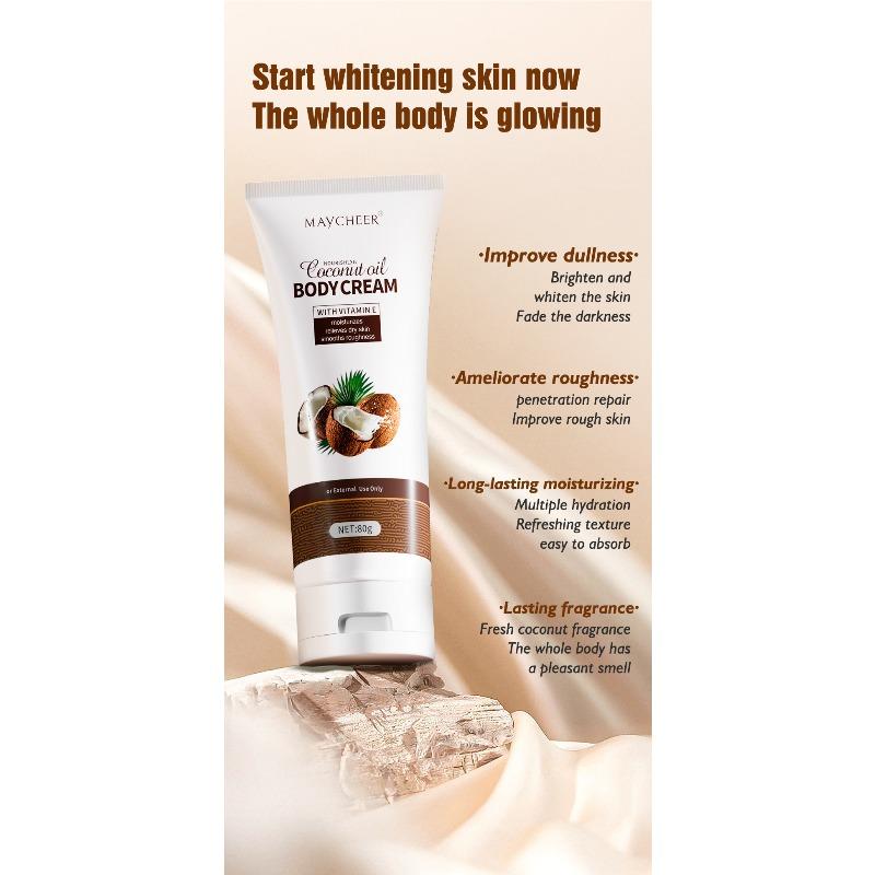 MAYCHEER Coconut Oil Body Lotion Hydrating Moisturizing Body Moisturizing Hydrating Moisturizing
