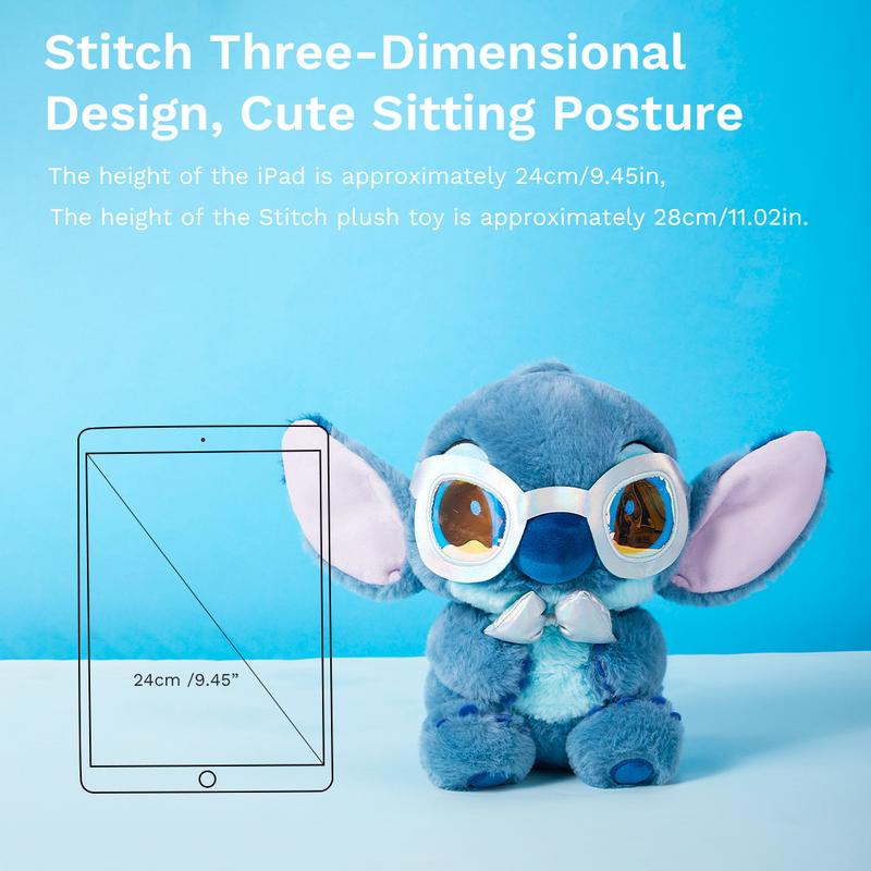【Holiday Gift】Disney Stitch #11 Laser Series Sitting Plush - Glow in The Dark Collectible for Room Decor & Gifts!, Holiday & Holiday Haul