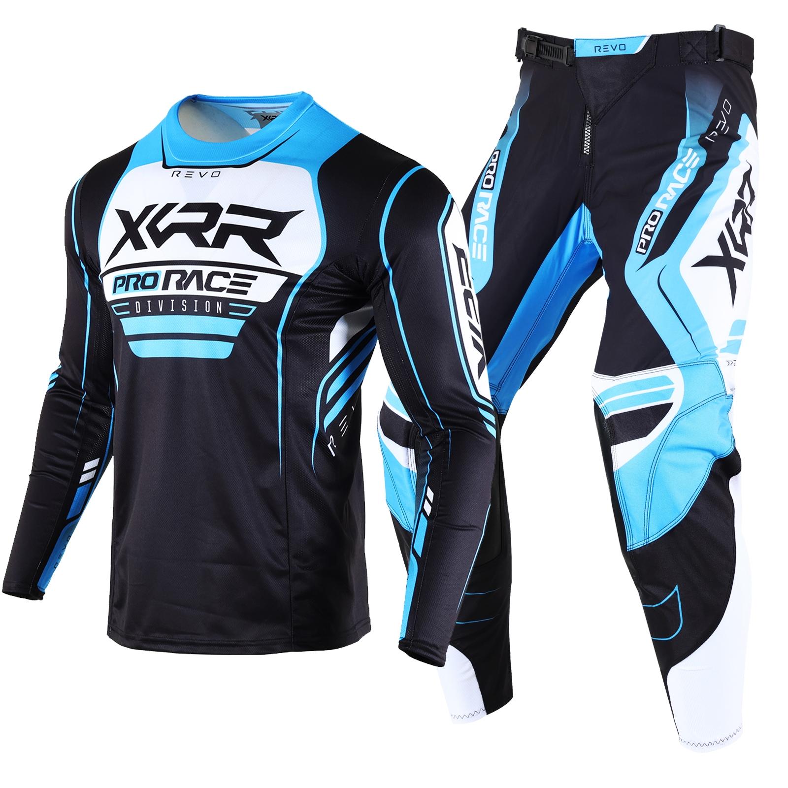XCRR Jersey and Pants Combo Motocross Enduro Offroad MX MTB DH Riding Dirt Bike Downhill Racing Adult Sports Gear Set Sports Clothing