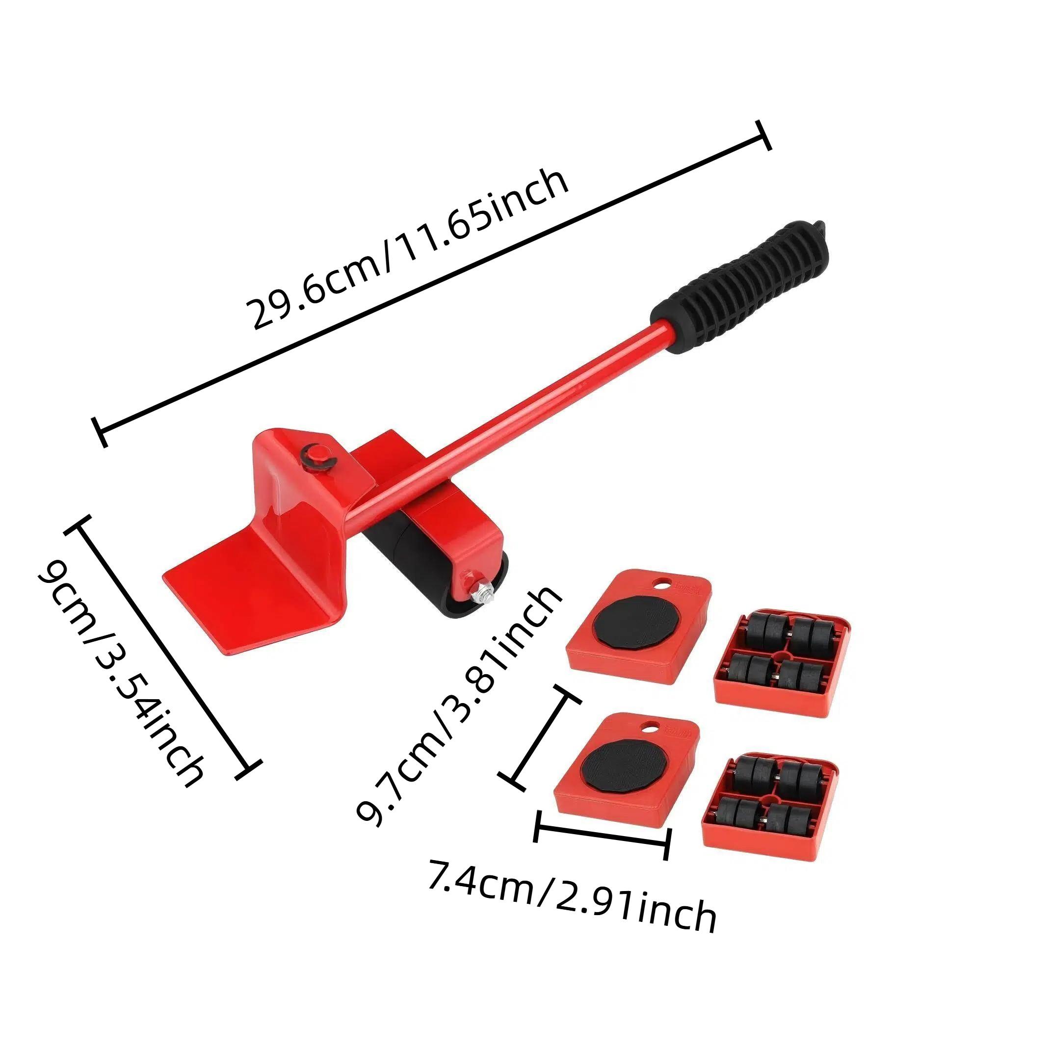Mobile Appliance Dolly and Lift Wheel Tool Set, Durable and Reliable, Safe and Easy Moving, Convenient Rearrangement Tools
