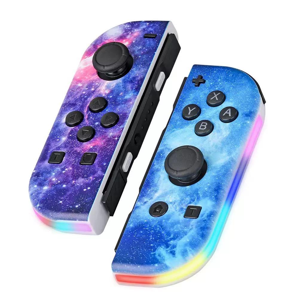 Wireless Controller for Game Handheld Controllers, Compatible with Switch Lite Oled, Dual Vibration Function, Cool Replacement Accessory