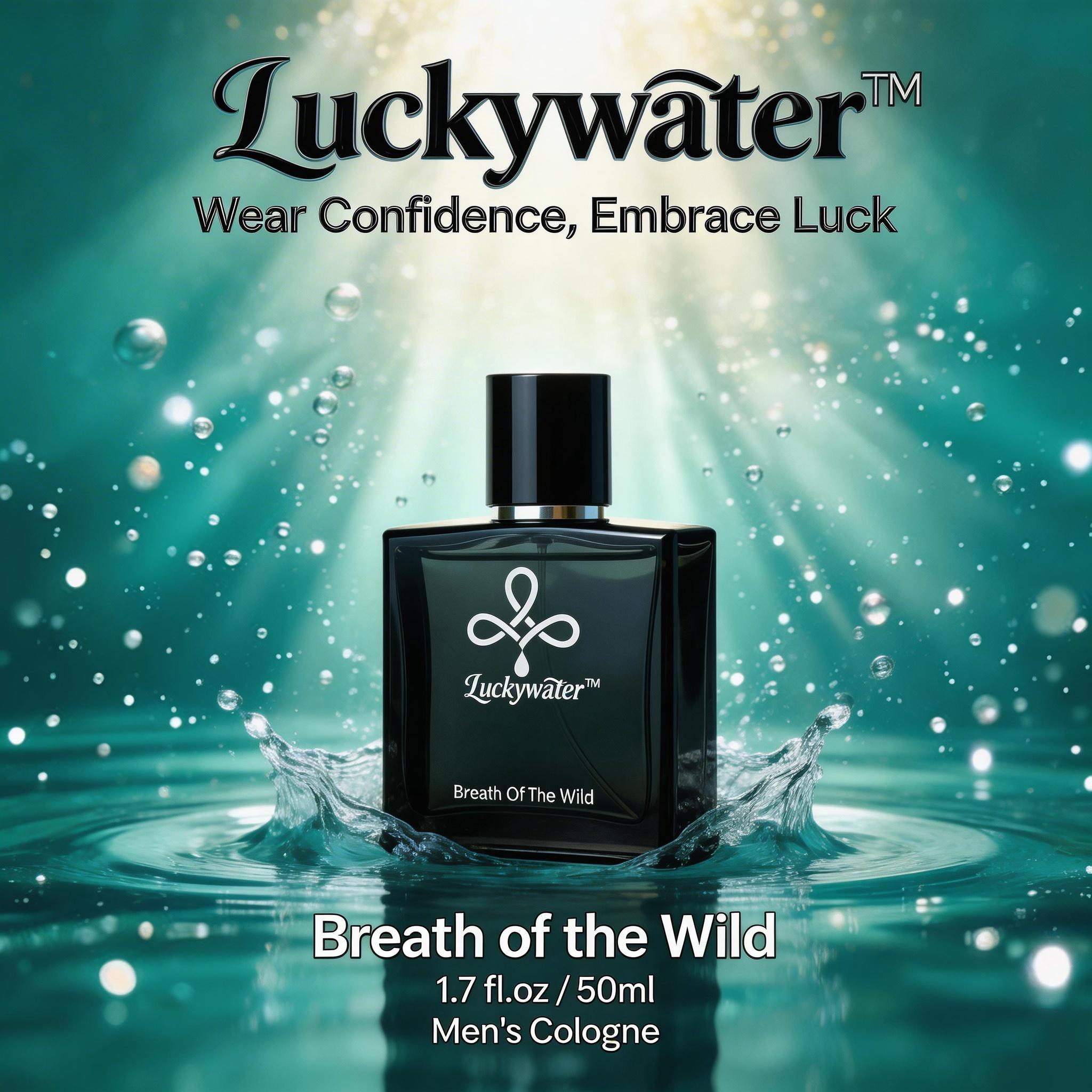 Luckywater Men's 50ml Fresh Aromatic Fougere Cologne - Bergamot, Woody Modern Long-Lasting Eau de Parfum, Summer & Date Night Daily Wear, Cruelty-Free Fragrances, Cool/Unique Gifts for Guys/Man, Cool Gifts For Guys