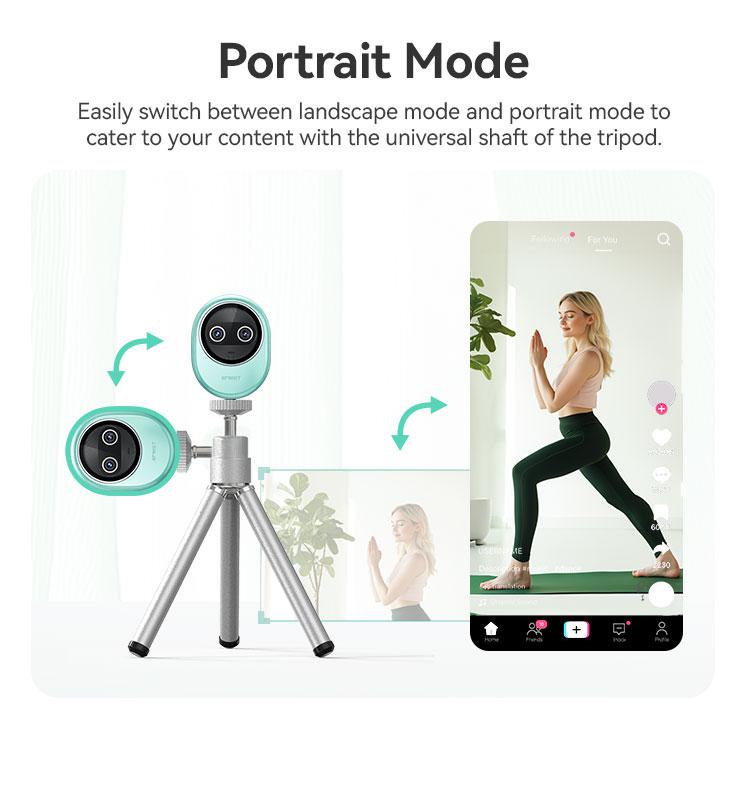 EMEET Piko Dual-Camera AI-Powered 4K Webcam for Switch 2 camera, AI-Assisted Lens Light Correction, Auto Focus, 1080@60 FPS, Built-in 3 Mics, Great for Streaming, Desk Setup and Creative Gifts, TikTokShopBlackFriday