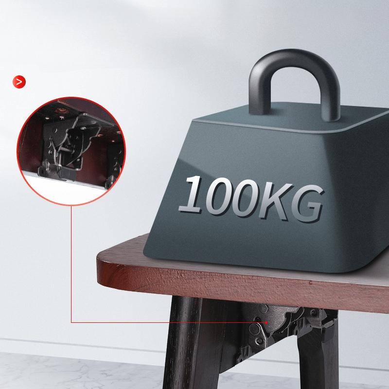 90 Degree Right-angle Thickened Self-locking Folding Hinge Table Stool Folding Tea Table Furniture Hinge Hardware Accessories Factory Direct Sales