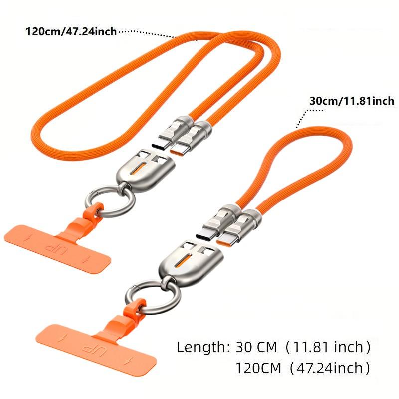 48V 5A Data Cable Type-C to Type-C 240W Mobile Fast Charging Lanyard USB-C Charging
