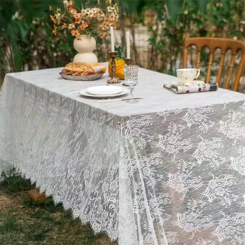Elegant Lace Tablecloth – Thickened Soft Premium Cotton‑Blend, Autumn Hot‑Selling Style, Breathable Floral Embroidered, Perfect for Autumn Dining, Weddings, Parties, and Home Décor, Multiple Sizes Elegant Lace Tablecloth – Thickened Soft Premium Cotton‑Blend, Autumn Hot‑Selling Style, Breathable Floral Embroidered, Perfect for Autumn Dining, Weddings, Parties, and Home Décor, Multiple Sizes
