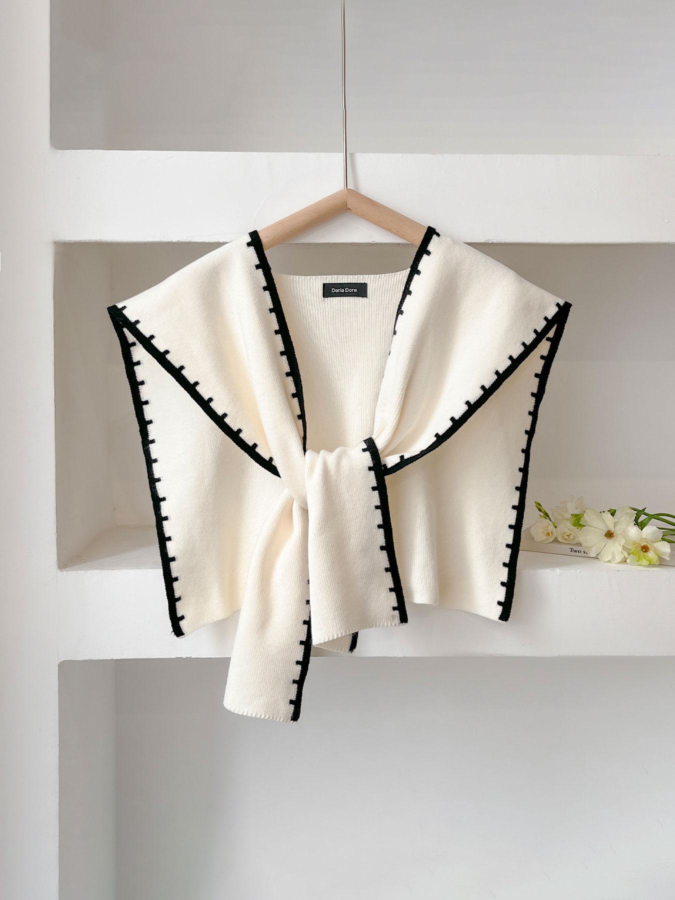 Women's Beige Chevron Pattern Scarf, Boho Style Scarf, Casual Soft Comfortable for Daily Wear, Fashion Accessories for Women & Girls