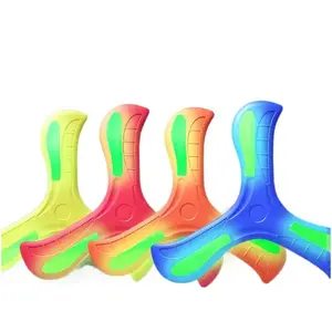 Safe Outdoor Soft Flying Disc Toy — An Outdoor Hand-Thrown Boomerang Design — An Interactive, Competitive Sports Game Suitable for Indoor and Outdoor Play for Both Boys and Girls.