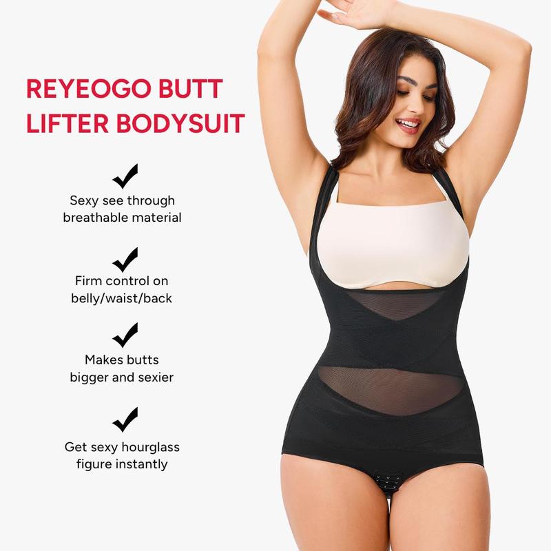 Nebility Women's Clothing Mesh Breathable Basic Faja Shapewear Minimalist Comfort Sleeveless Tops High Waist Compression Womenswear Brown Body Shapewear Shapewear Garment Sexy High Waist Shapewear Lady