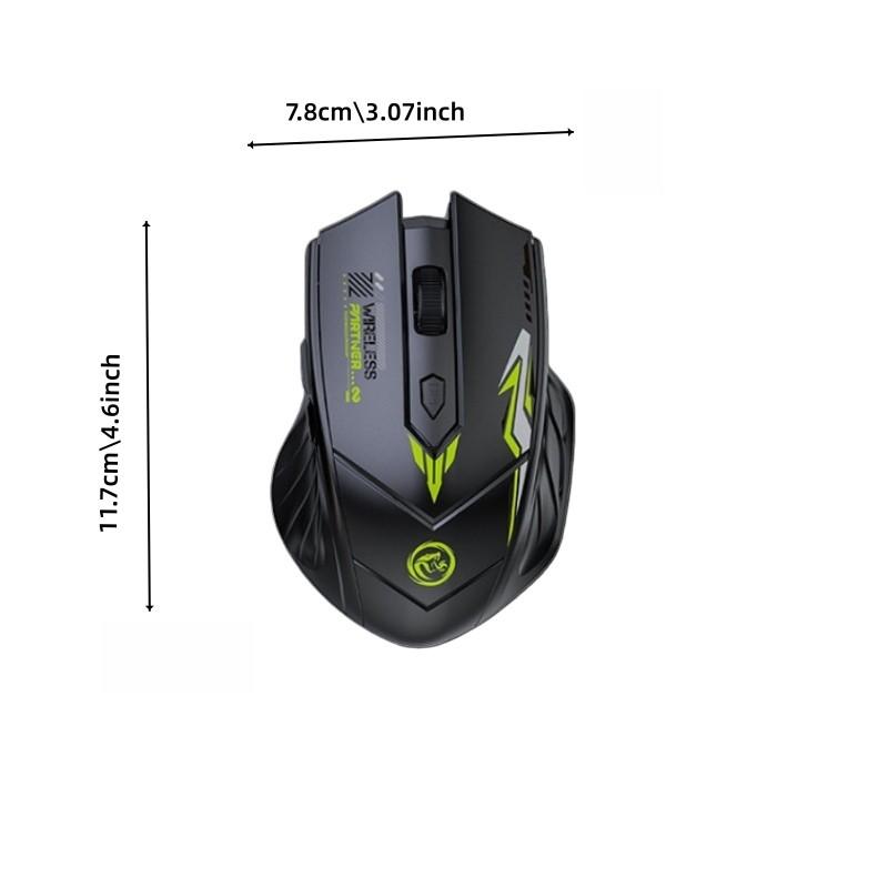 Wireless Bluetooth-compatible Rechargeable Mouse for Gaming, Laptop, Office Use, High-Performance Optical Sensor, Durable Design