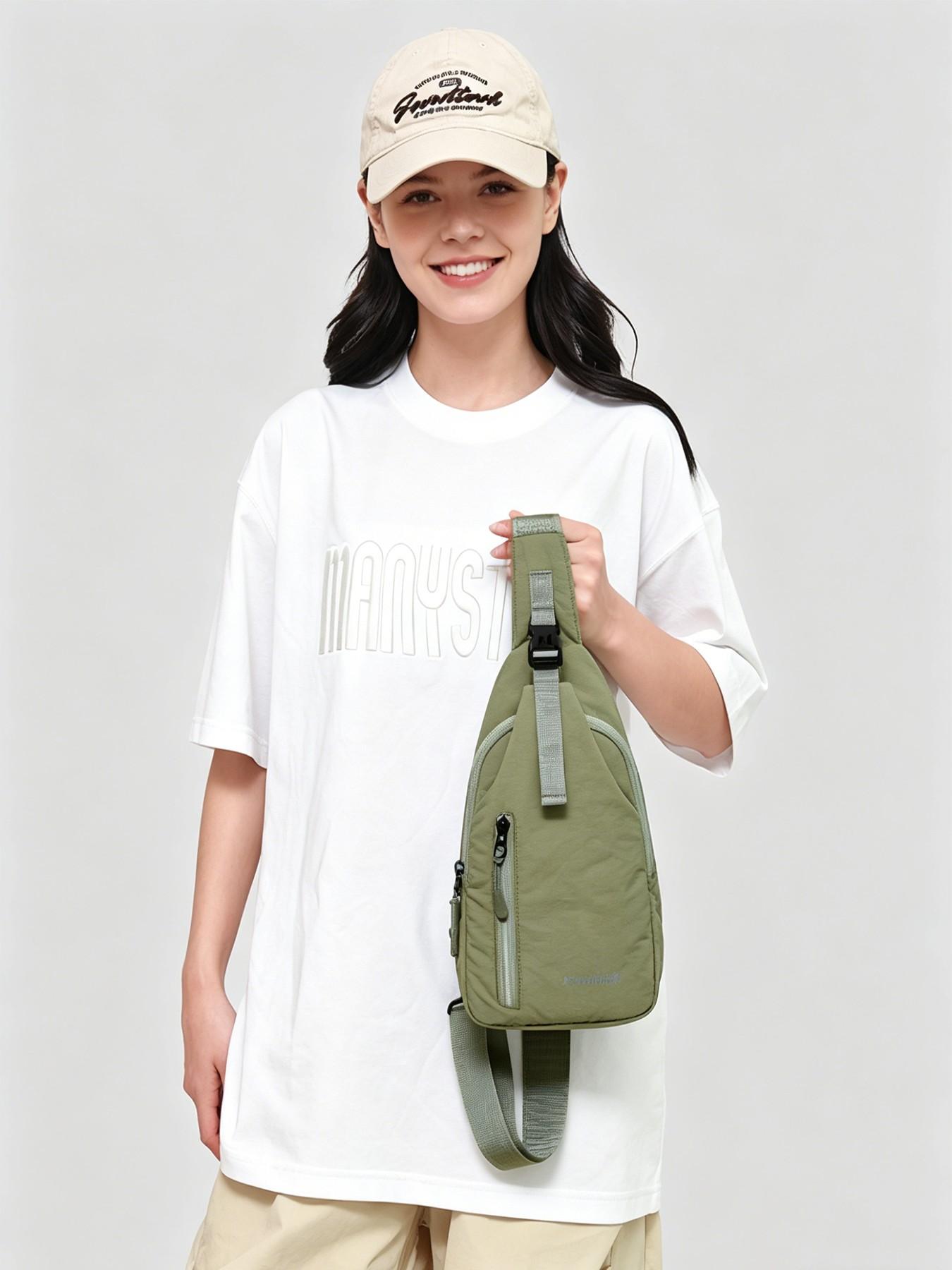 Women's Multifunctional Nylon Crossbody Bag, Large Capacity Shoulder Bag with Adjustable Straps, Multiple Pockets, Ideal for Commuting, Sports, Travel