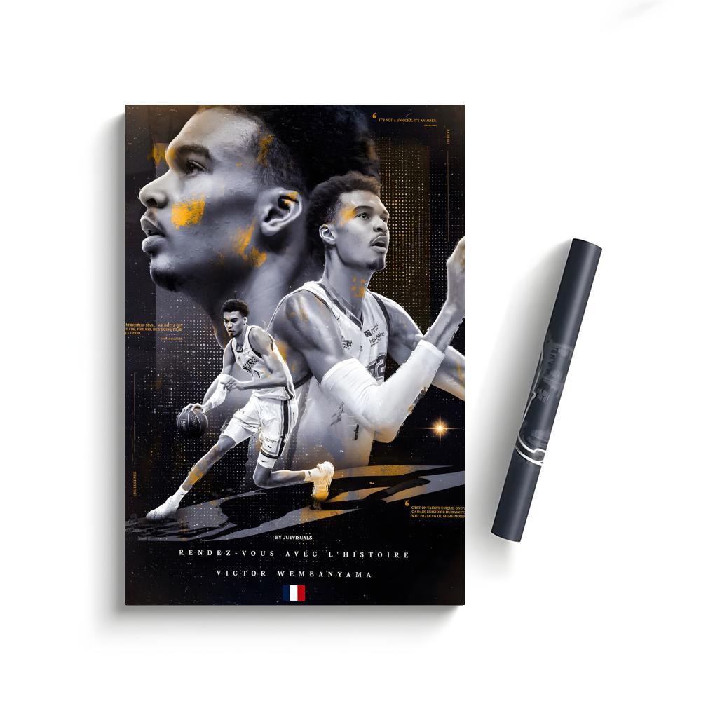 Victor Wembanyama Poster Bedroom Home Decor Art Poster Perfect Gift for Family and Friends