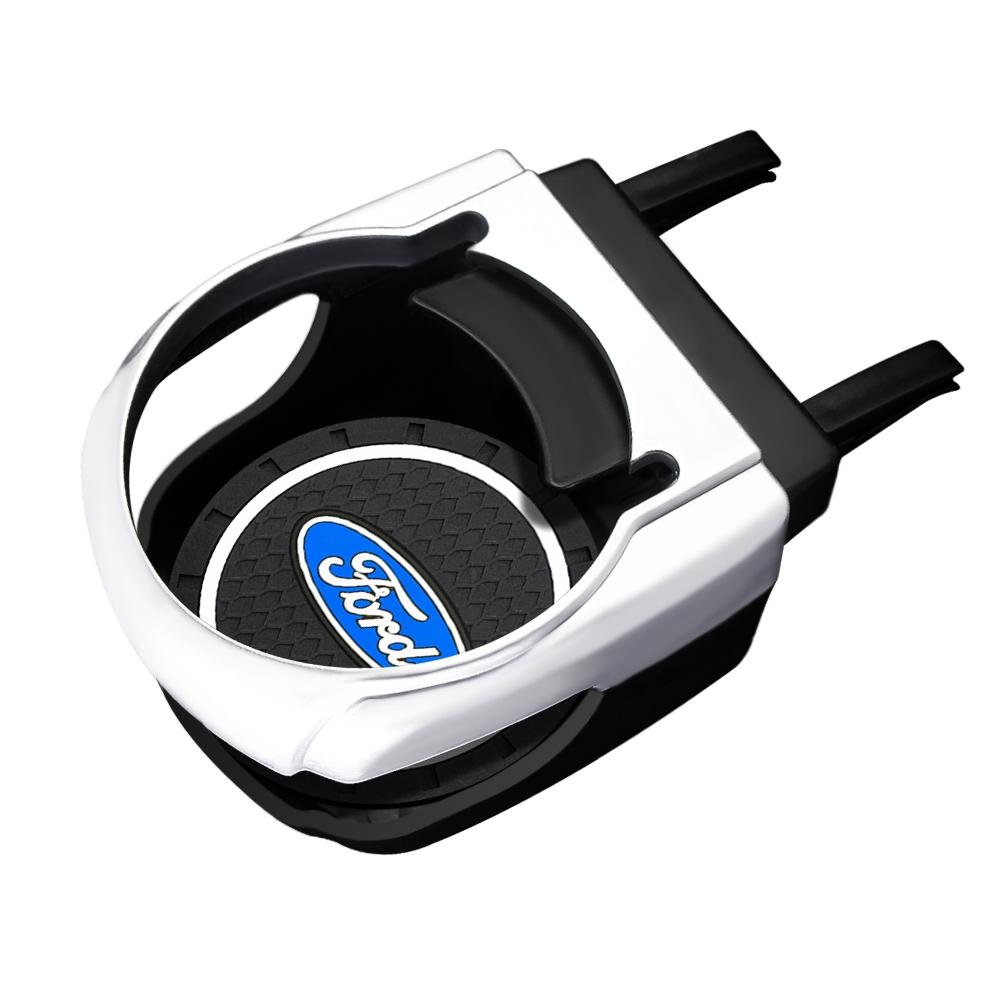 Multifunctional Car Cup Holder with Anti-Shake Design, Stable Storage for Milk Tea Drinks, Fits Ford Focus Fiesta Ranger Mondeo Mustang