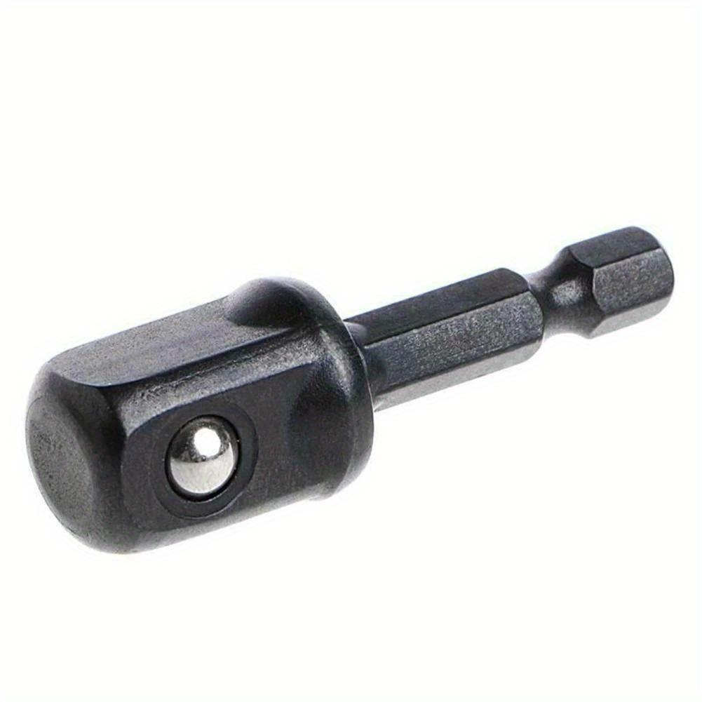 3 Pcs Black steel ball post ball post socket adapter hexagon to square head socket adapter.