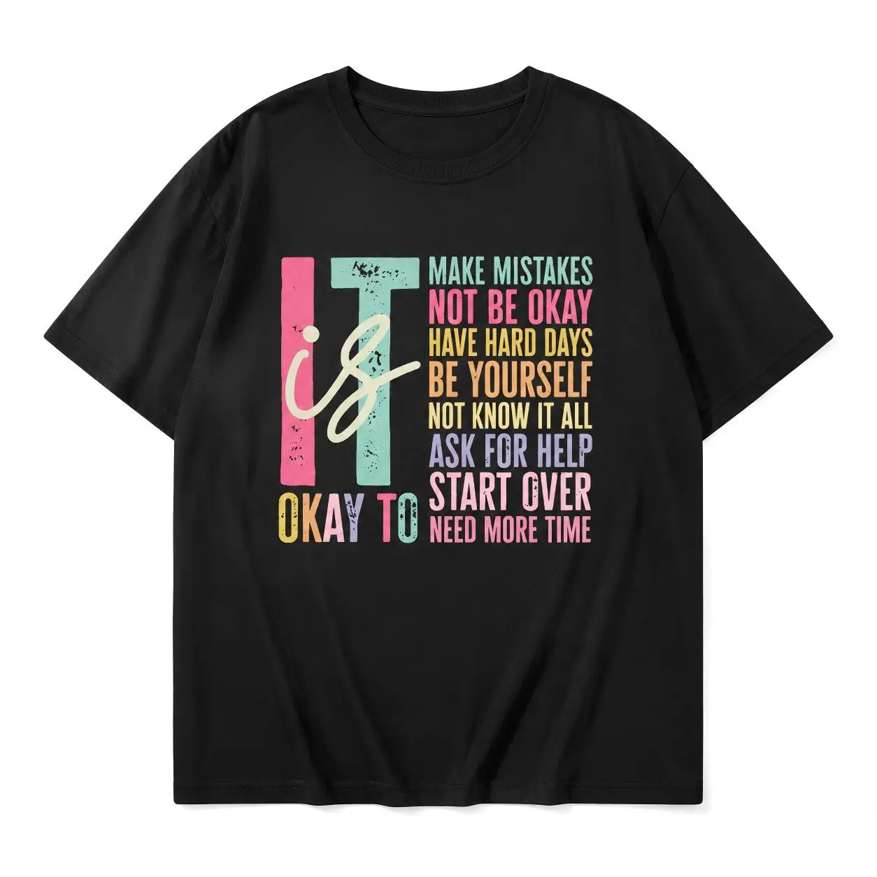 It's Okay To Make Mistakes Comfort Color Shirt, Special Education Teacher Shirts, Mental Health Tshirt, Back To School, Motivational Oversized Tee Clothes