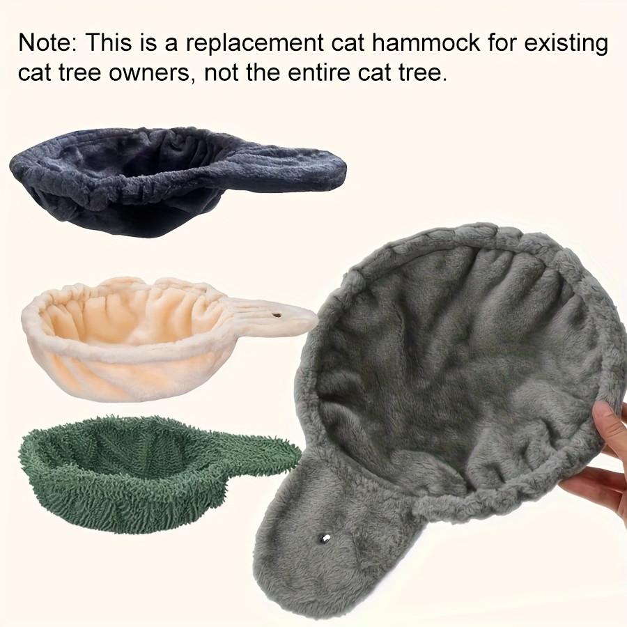 Cat Hammock Bed Replacement, Suitable for Cat Climbing Frame, Space-Saving Design for Small Spaces, Apartments, Dorms