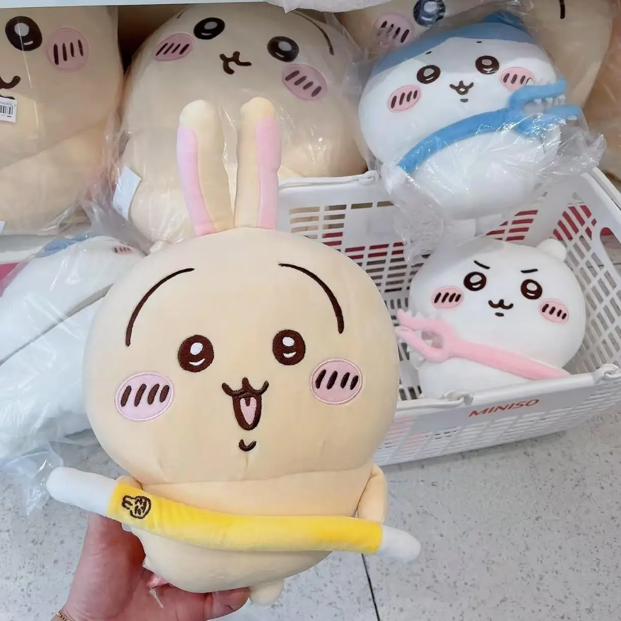 28cm Large Cute Usagi Chiikawa Plush Toy Soft Stuffed Doll Big Size Hug Pillow Anime-Inspired Kawaii Plushie Gift for Girls