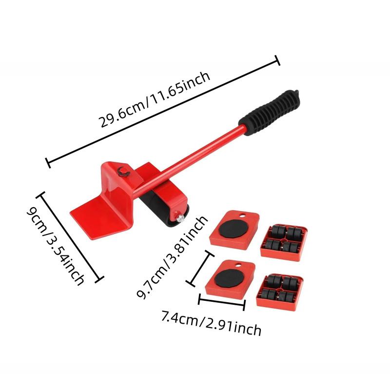 Mobile Appliance Dolly and Lift Wheel Tool Set, Durable and Safe, Easy to Move and Rearrange, Convenient and Effortless Transportation