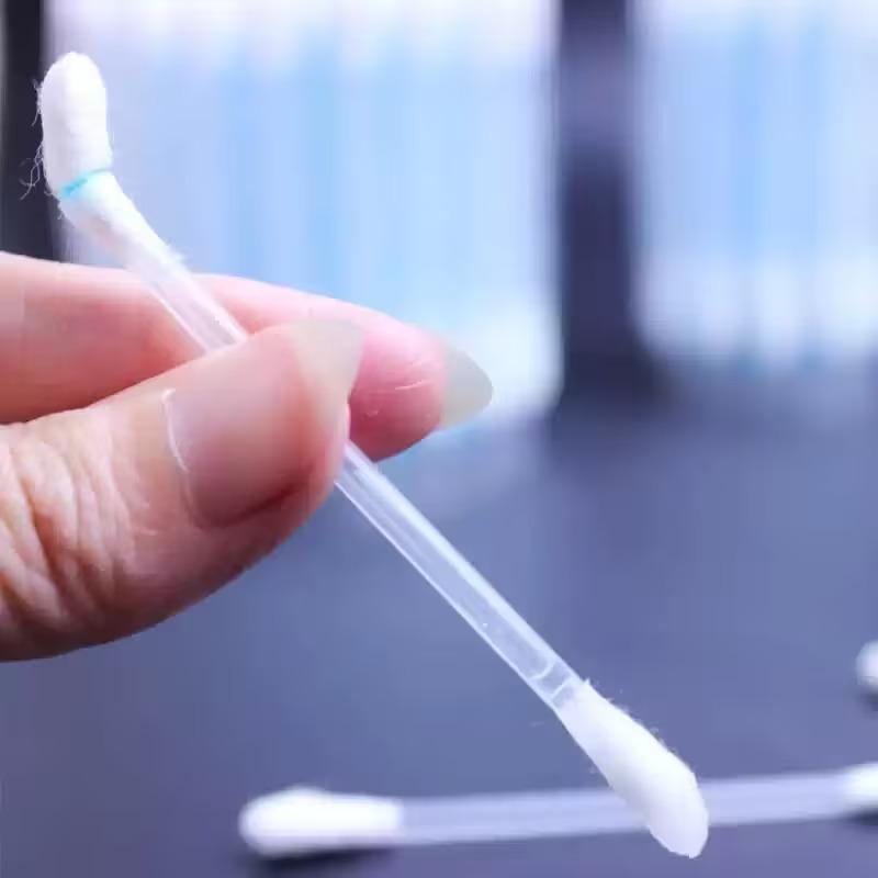 100 Cotton Swabs, Care Cotton Swabs, Pet Cotton Swabs, Emergency Supplies Accessories, Individually Packaged, Portable, Outdoor Activities