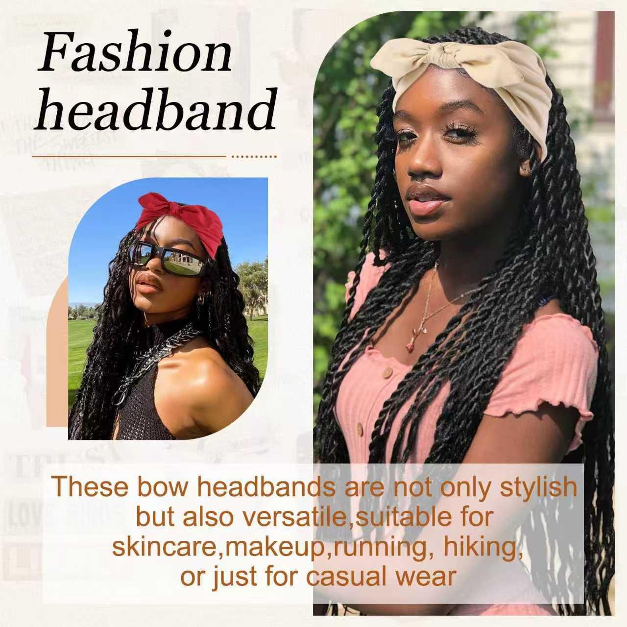 5 Pcs Women's Elastic Sports Headband Sweat Absorbent Running Gym Yoga Hair Tie Fashion Wide Band, Comfortable Workout Accessory, Sweat Wicking Headband, Sweat Absorbing Headband