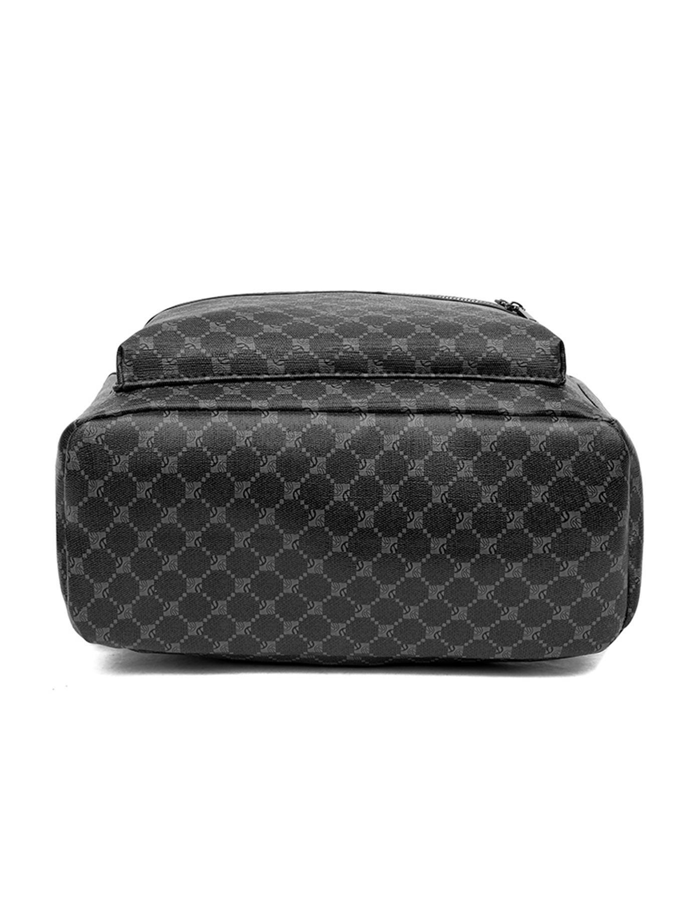 New Large Capacity Circle Pattern Backpack, Simple Fashion Casual Men's Backpack, Ideal for Students, Office Commute, Short Trips