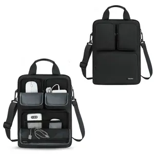13.3 Inch Vertical Laptop Bag Inner Padded Shoulder Briefcase, Stylish & Functional Design, Perfect for Daily Use