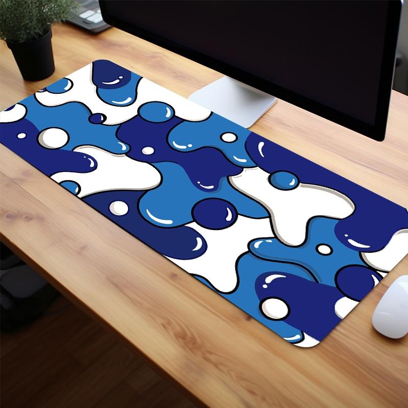 Creative Abstract Graffiti Pattern Gaming Mouse Pad, 1 Count Rectangle Mouse Pad for Gaming, Desk Keyboard & Mouse Mat with Non-Slip Rubber Base & Stitched Edge For Home Office, Office Desk Accessories Creative Abstract Graffiti Pattern Gaming Mouse Pad, 1 Count Rectangle Mouse Pad for Gaming, Desk Keyboard & Mouse Mat with Non-Slip Rubber Base & Stitched Edge For Home Office, Office Desk Accessories