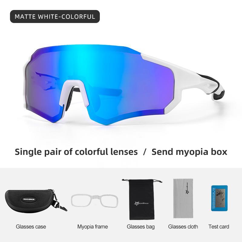 ROCKBROS Polarized Sunglasses for Men Women UV400 Protection Cycling Bike Glasses Lightweight Frame Driving Sunglasses