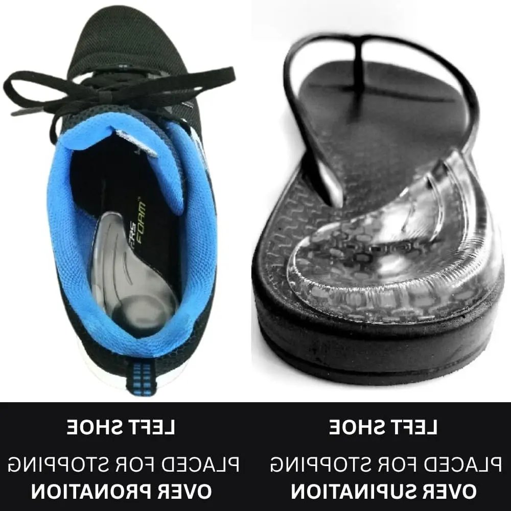 Reusable Adhesive Heel Wedge Insole for Over-Supination & Over-PronationGift