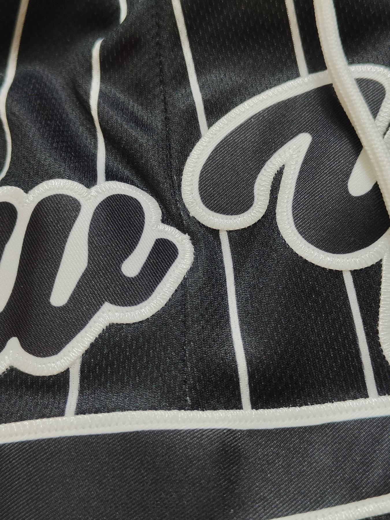 Men's Number Embroidery Pocket Elastic Waist Sports Shorts, Casual Breathable Comfortable Shorts for Outdoor Basketball Game Training Running, Men's Sportswear for All Seasons, Athletic Shorts, Stripes Print Shorts