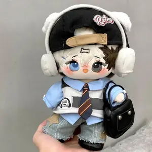College Uniform 20cm Cotton Doll Clothes Coat Jackets Idol Doll Clothes Cool Sport Plush Doll Clothes Doll Accessories