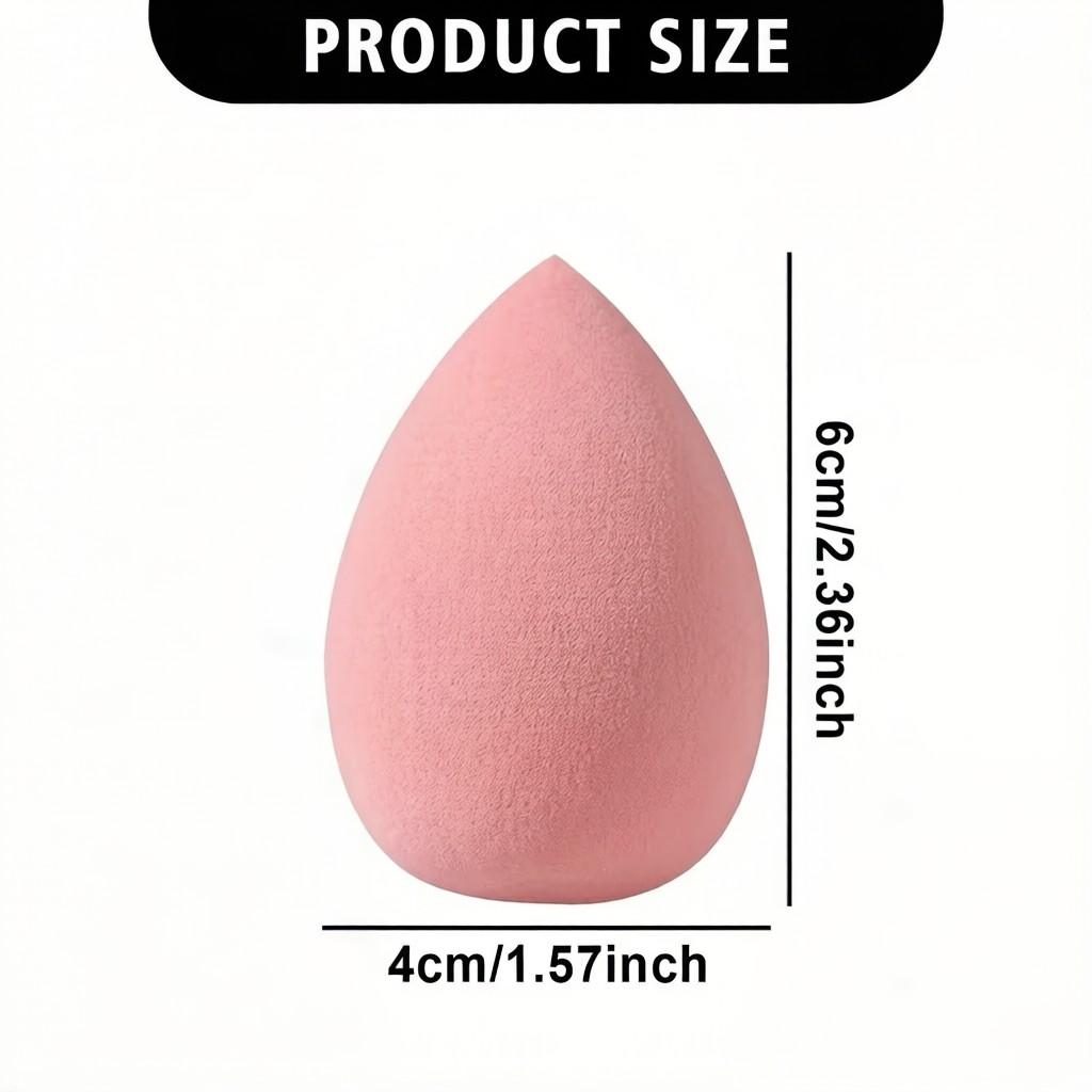 7-Piece Latex-Free Professional Makeup Sponges, Egg-Shaped Foundation Cream Powder Sponge, Dry Wet Use, All Makeup Types, Soft