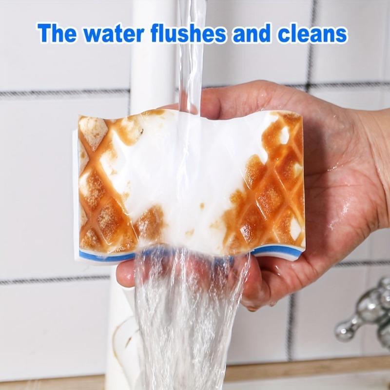 Multi-layer compression Professional Nano Sponge Eraser - Clean, Disposable, Multi-Use, Magic Sponge Block for Effortless Cleaning in Kitchen, Dishwashing, Shoe Polishing, Car Interior Detailing