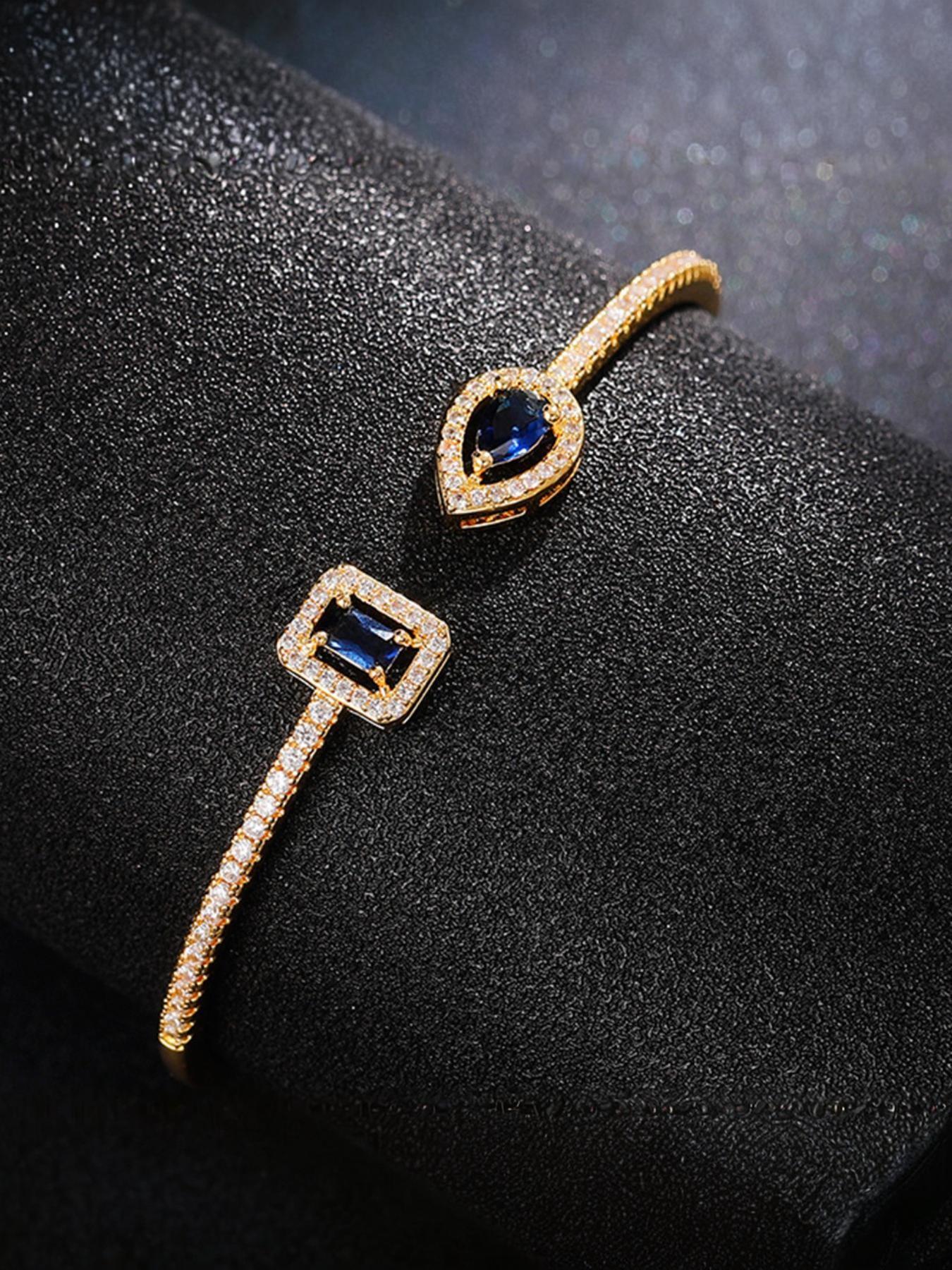 Valentine's Day Gift for Girlfriend Wife, Unique Luxury Bracelet S5214, New Chinese Style Zircon Bangle, Vintage Elegant Hand Chain