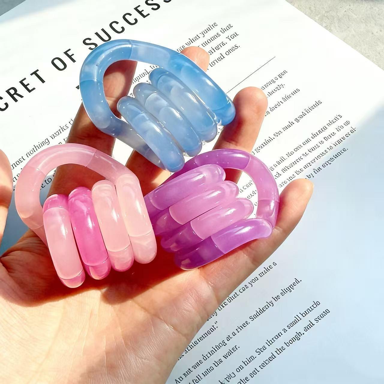Tangle Fidget Toy Party Favors Tangle Fidget Gifts Deformable Rope Squishy Toys Educational Stress Relieving Toy Children's Gift