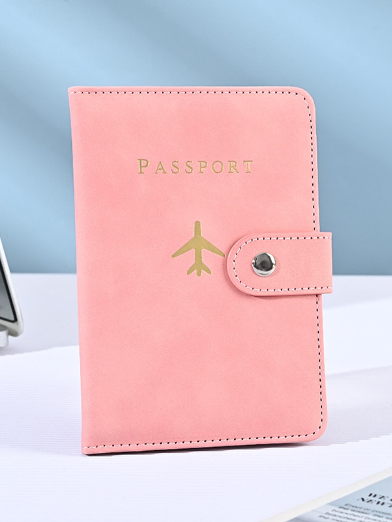 2026 New Passport Holder Portable Document Organizer PU Material Travel Passport Bag Multi-Function Passport Protector Card Folder Passport Wallet Passport Cover Travel Accessories
