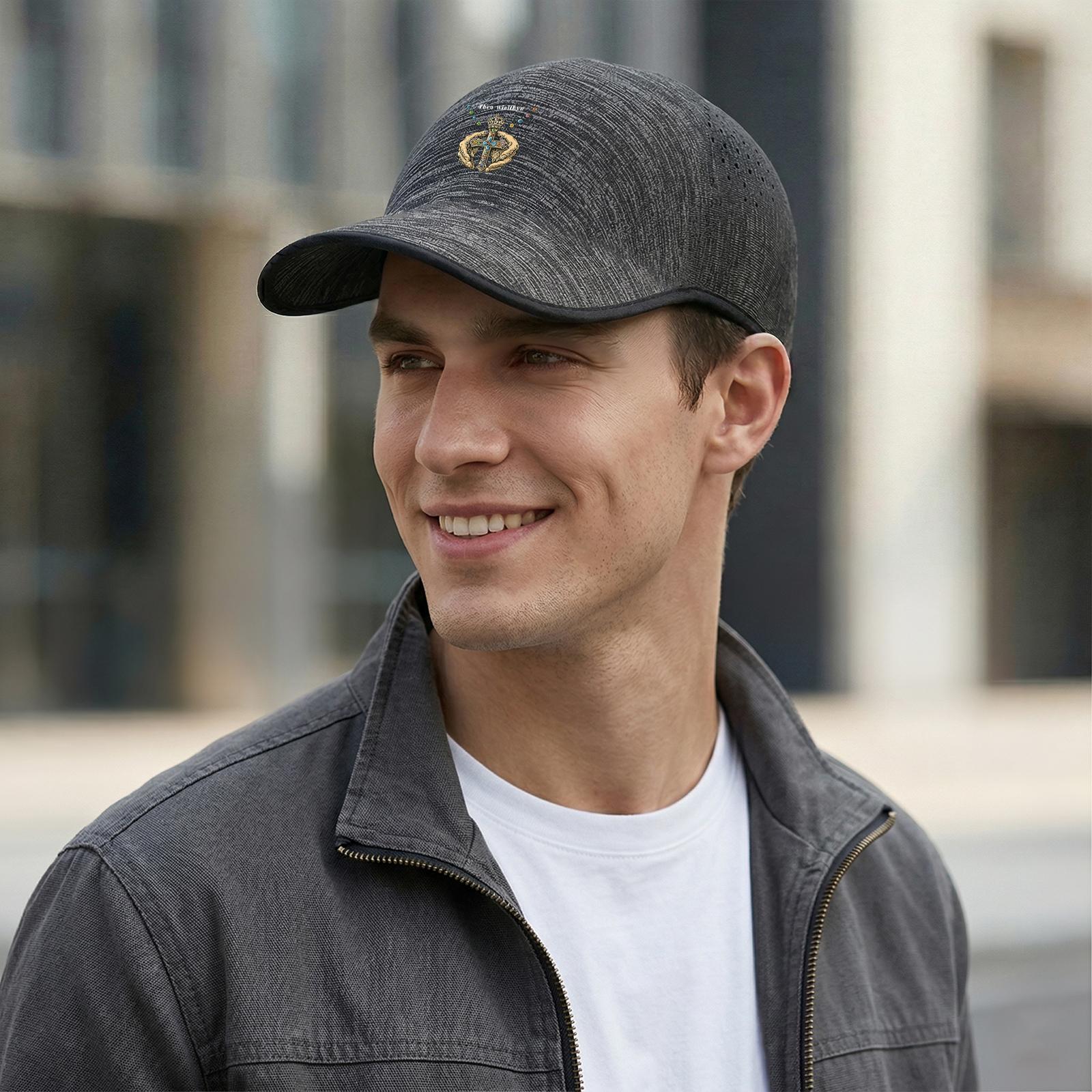 1 Pcs Foldable Graphic Trucker Cap, Breathable Quick Dry Adjustable Sun Hat for Hiking, Climbing, Golf & Outdoor Activities, Birthday Gift for Men & Women