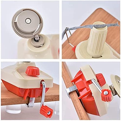 Yarn Winder, Knitting Yarn Ball Winder,Knitting  Winder Holder,  Table Top Hand Operated Winder,Manual  Yarn Cone Ball Winder - 180x135x100mm