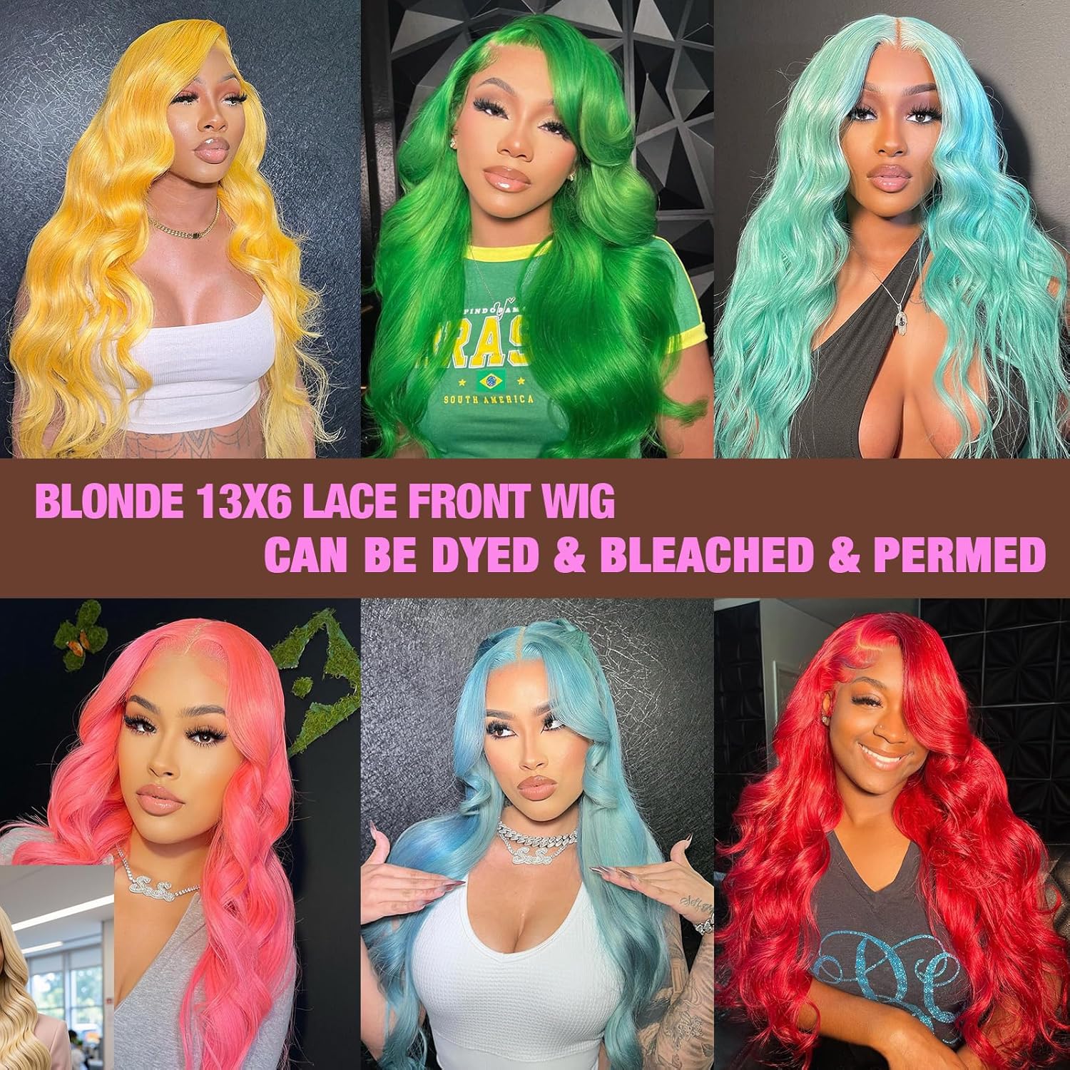 Tuneful 180% Density 613 Blonde HD Transparent 13x6 Lace Frontal Hair Wigs For Women Hot Red Straight 40 Inch Pre Plucked 613 Lace Front Hair Wigs P4/27 Hair Wig Neon Red Color