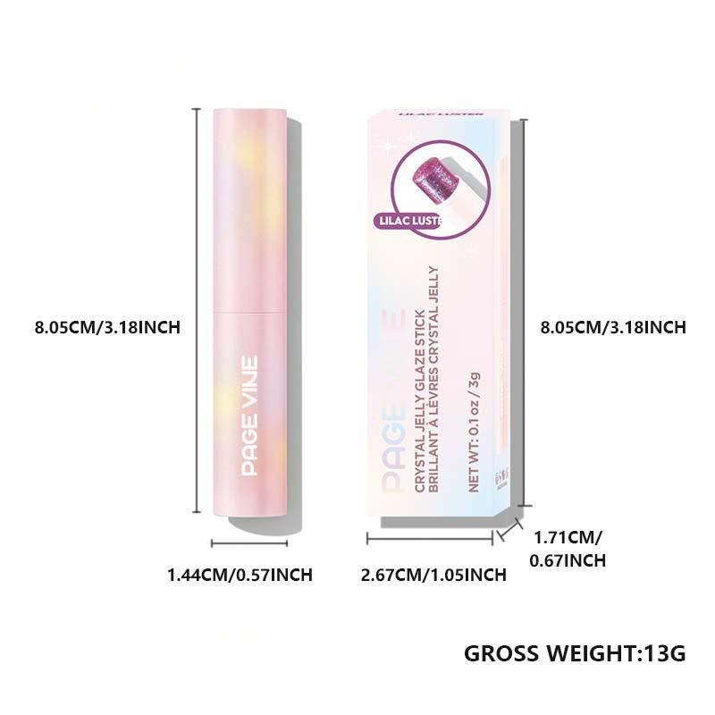 Long-Lasting Super Shiny Eyeshadow Stick, Water-Gloss Jelly Highlighter, Pearl Glitter Finish, Eye Makeup Essential