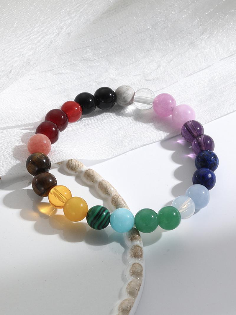 Energy Beaded Bracelet, Unisex Bracelet for Women & Men, Fashion Accessories for Party, Daily Clothing Decor, Trendy All-match & Exquisite Jewelry for Birthday Gift, Jewelry Gifts