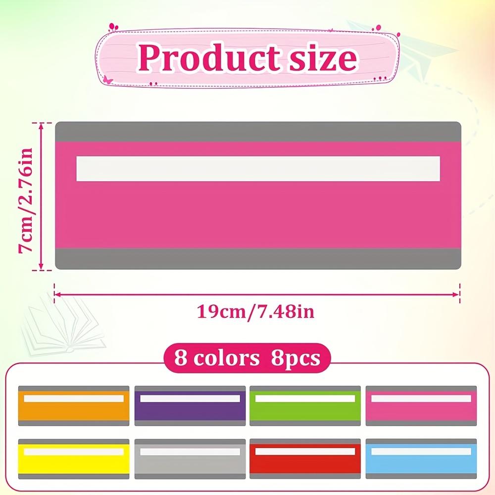 8pcs Reading Aid Strips, Promote Good Reading Habits, Focus on Books, Eye Protection, Long-Lasting Concentration, Book Accessories, Bookmark