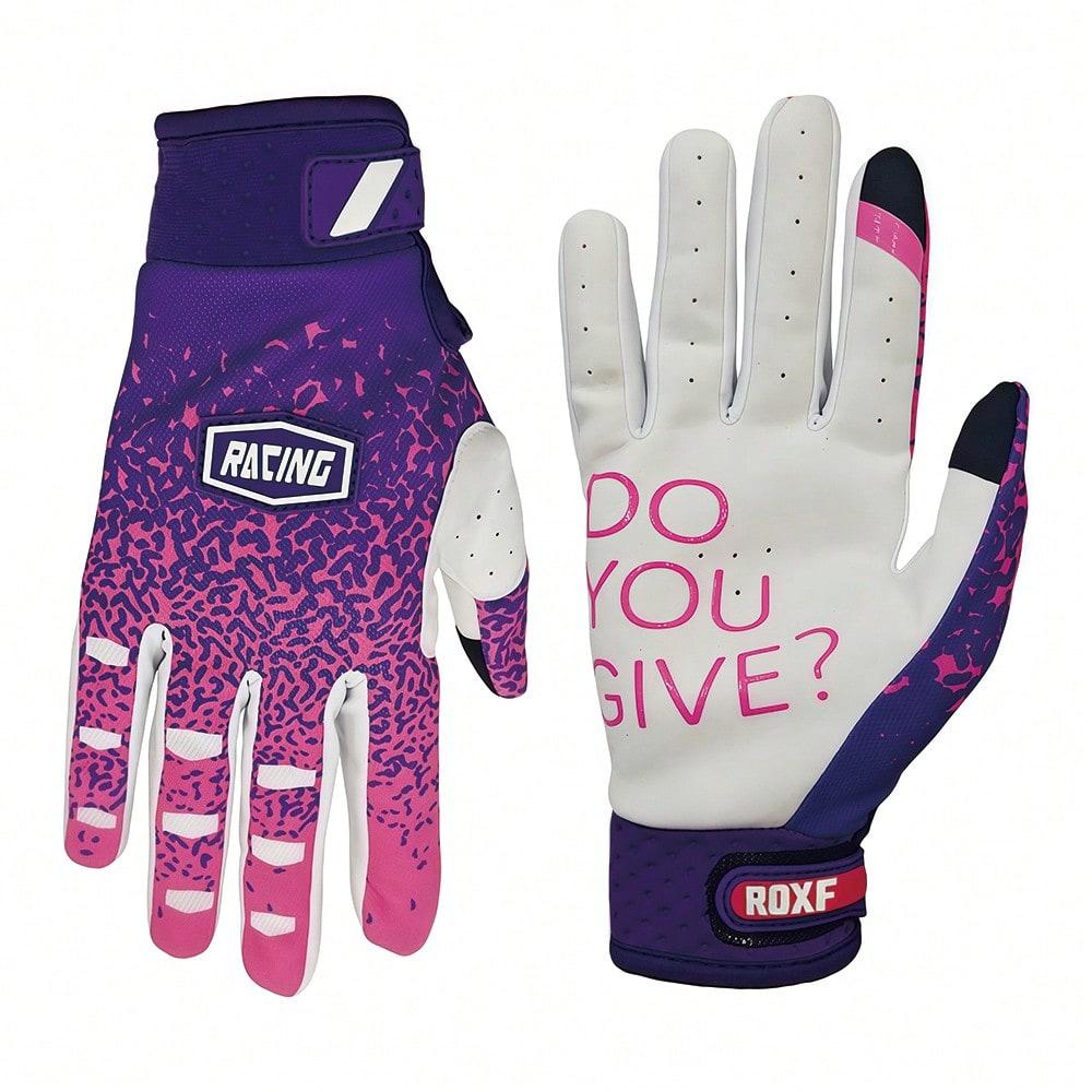 1 pair of 2026 new bicycle gloves, available in blue and purple, suitable for both men and women riding mountain bikes, all terrain vehicles (ATV), BMX bikes, off-road motorcycles, mountain biking, cycling, off-road motorcycles