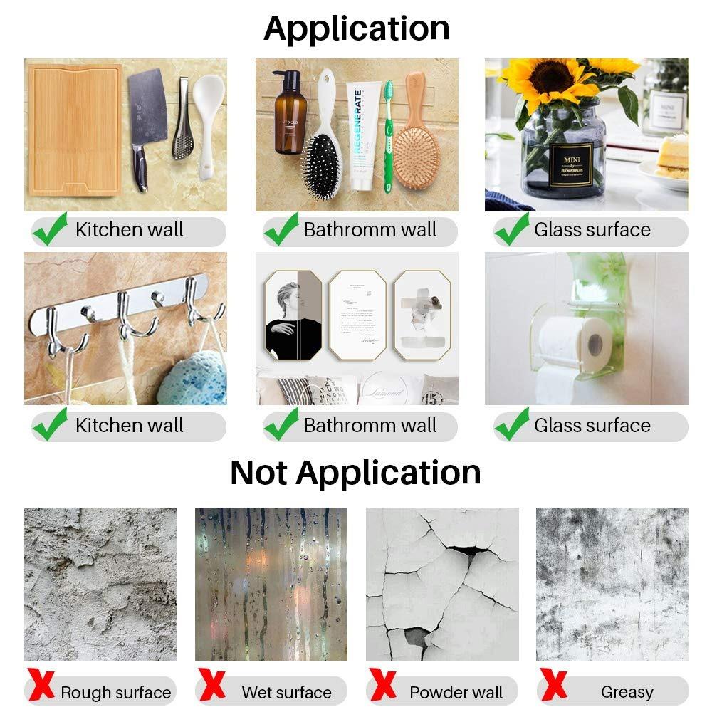 Strong Washable Double-Sided Tape for Wall Decor, No-Drill Photo Hanging, Anti-Slip Carpet & Cabinet Adhesive, High-Strength Removable, Waterproof, Heat-Resistant Multi-Surface Strips, Easy Peel