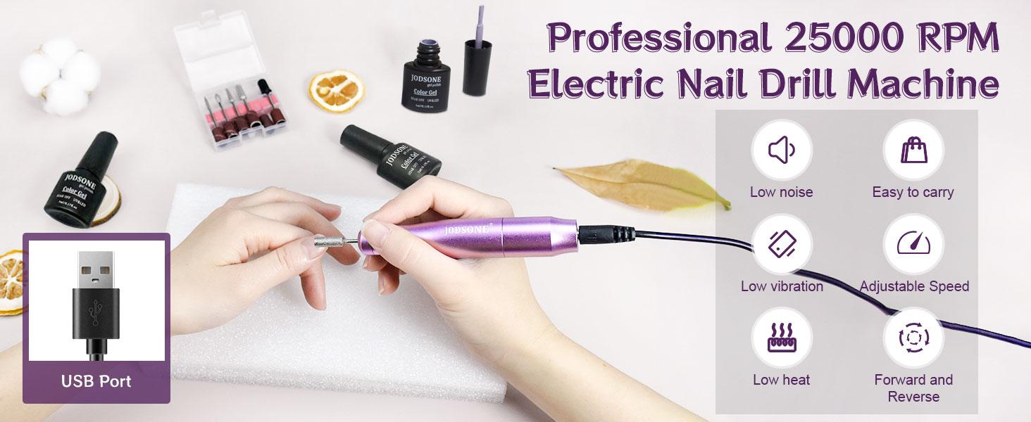 JODSONE 36 Pieces Gel Nail Polish Set U V Light Nail Drill Beginner Set Glossy Surface Easy To Apply Matte Texture All-In-One Manicure Kit JODSONE 36 Pieces Gel Nail Polish Set U V Light Nail Drill Beginner Set Glossy Surface Easy To Apply Matte Texture All-In-One Manicure Kit