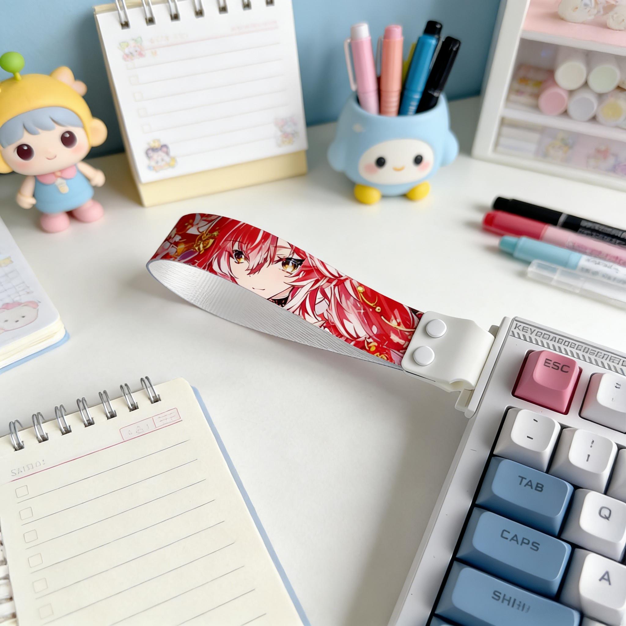 Anime Character Keyboard Strap, Trendy Gaming Accessory, Customizable Design, Versatile Use, Perfect for Gamers & Anime Fans